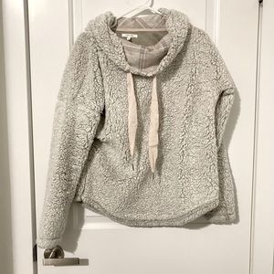 Cowlneck Teddy sweater